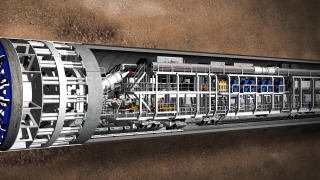 工程施工动画-城市建设之地铁地下隧道·工程施工动画